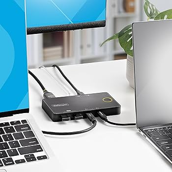 ポータブル　スイッチャー　コンピュータ　2in1　ボタン　ラップトップ ポータブルスイッチャーコンピュータ2in1ボタンラップトップ